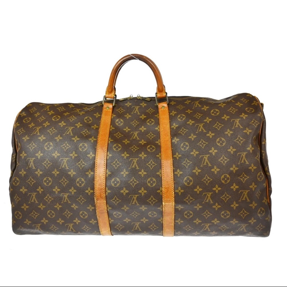 Rare Louis Vuitton Keepall 60 Bandoulière Duffle Bag | Vintage Monogram |
